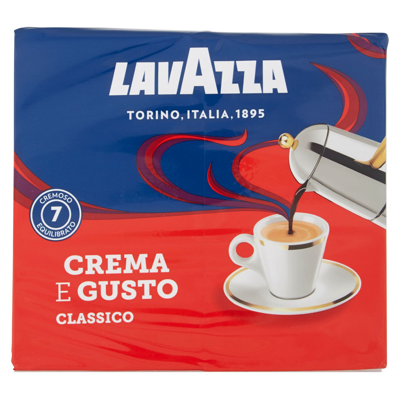 Lavazza, Crema e Gusto Classico Caffè Macinato - 2 x 250 g