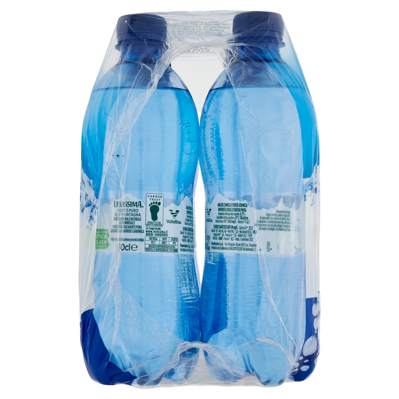LEVISSIMA, Acqua Frizzante R-PET 25% 6 x 0,5 L