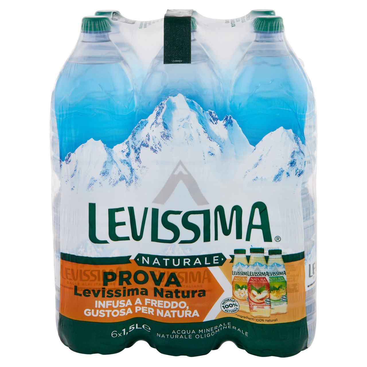 LEVISSIMA, Acqua Minerale Naturale Oligominerale, 6 x 1,5 L