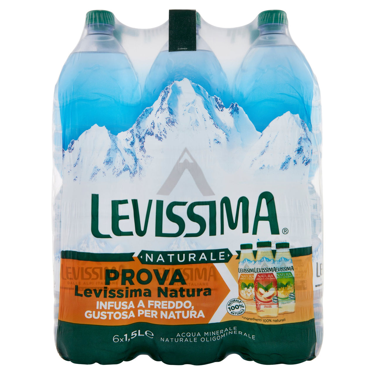 LEVISSIMA, Acqua Minerale Naturale Oligominerale, 6 x 1,5 L