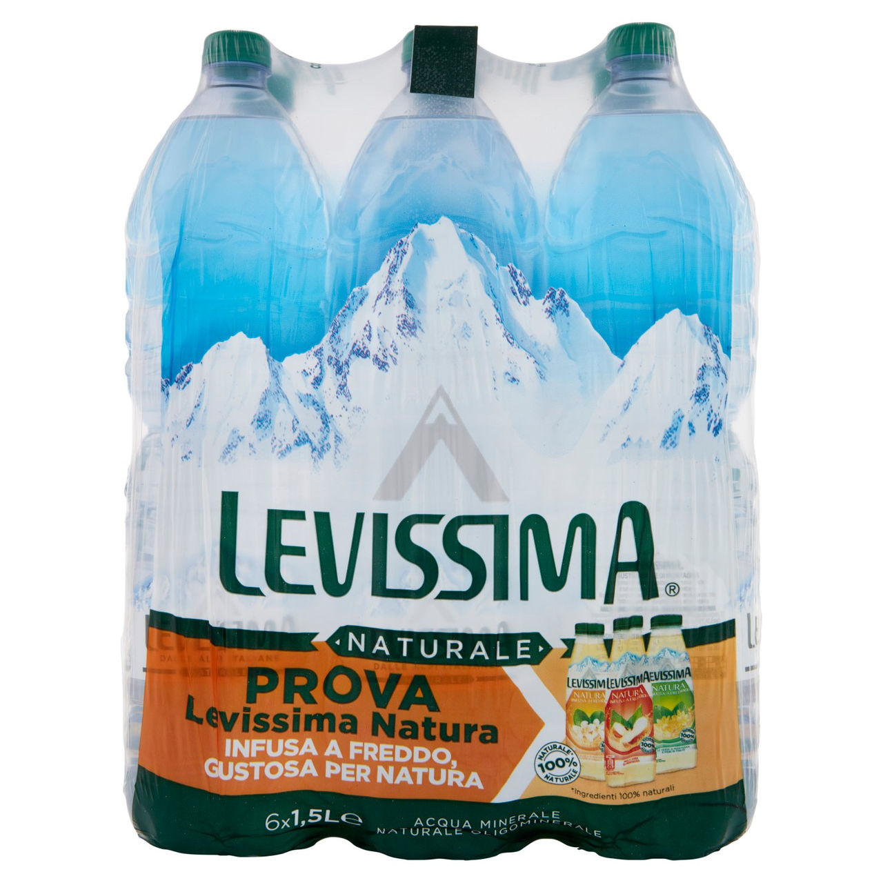 LEVISSIMA, Acqua Minerale Naturale Oligominerale, 6 x 1,5 L