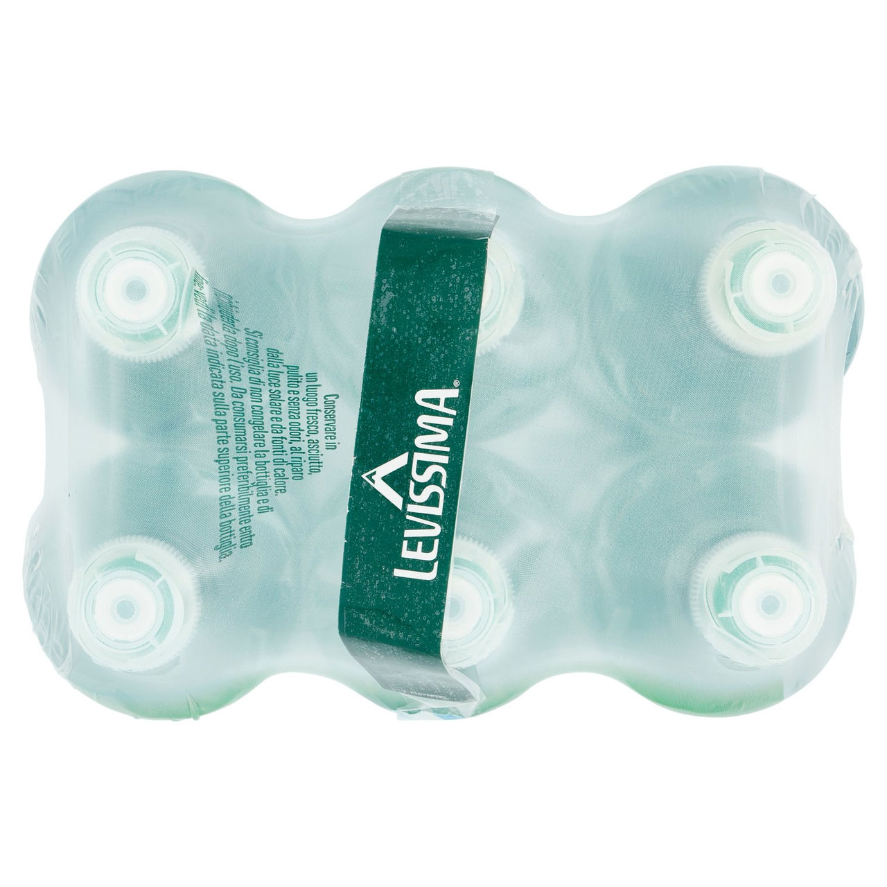 LEVISSIMA, Acqua Naturale, 100% RPET, 6 x 75 cl