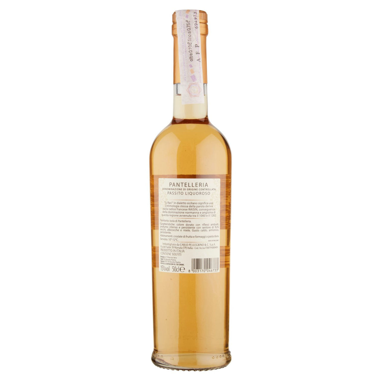 LI RACI Pantelleria DOC Passito Liquoroso 50 cl