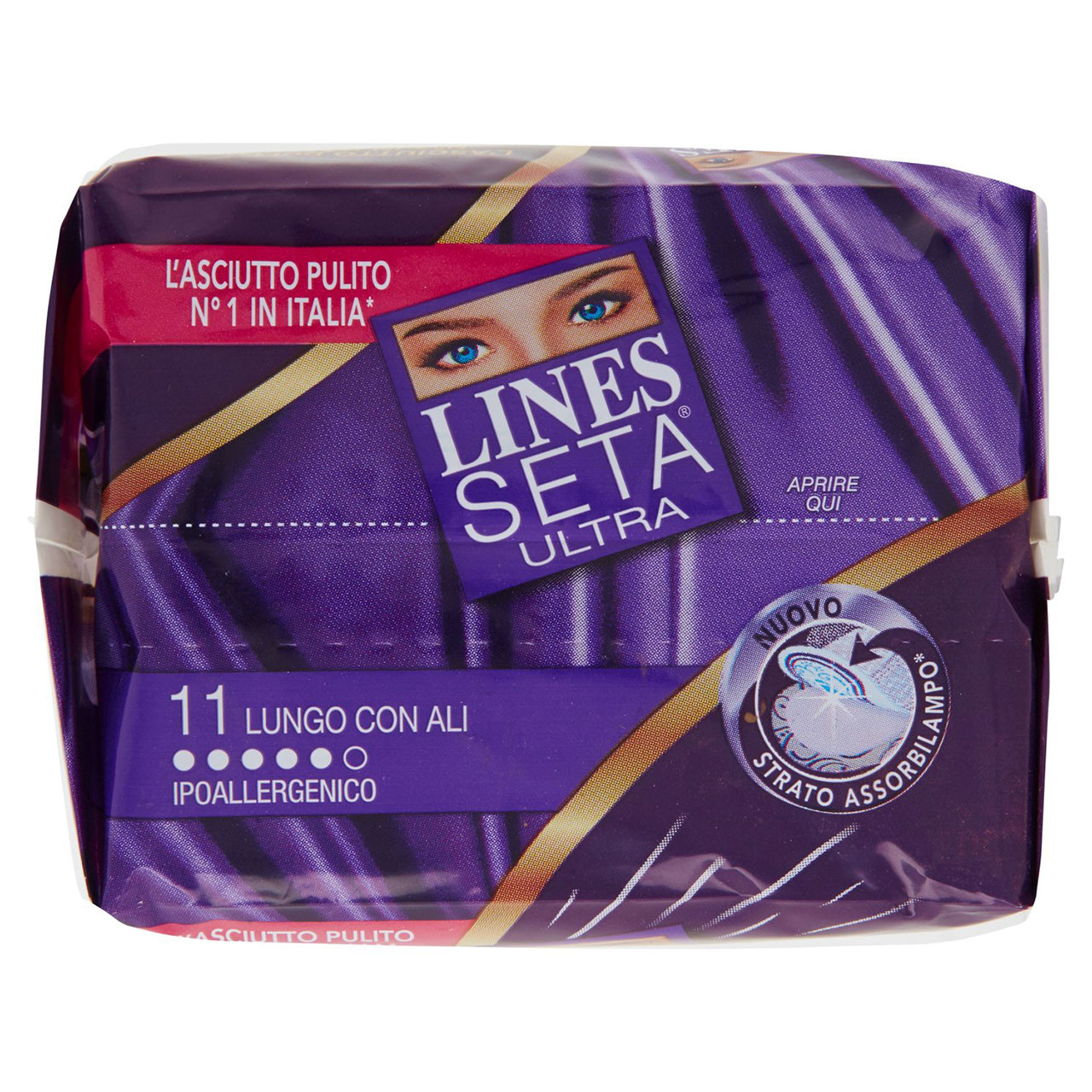 Lines Seta Ultra Lungo Ali x 11