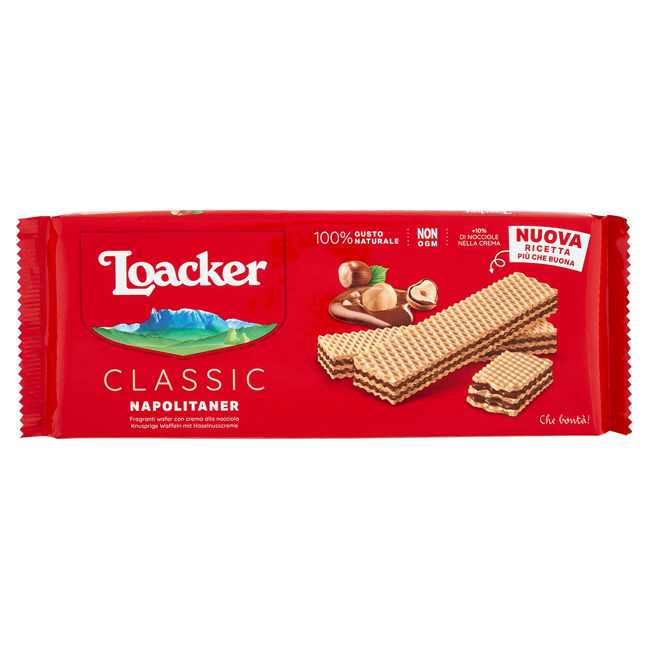 Loacker Wafer con crema alla nocciola 175 g