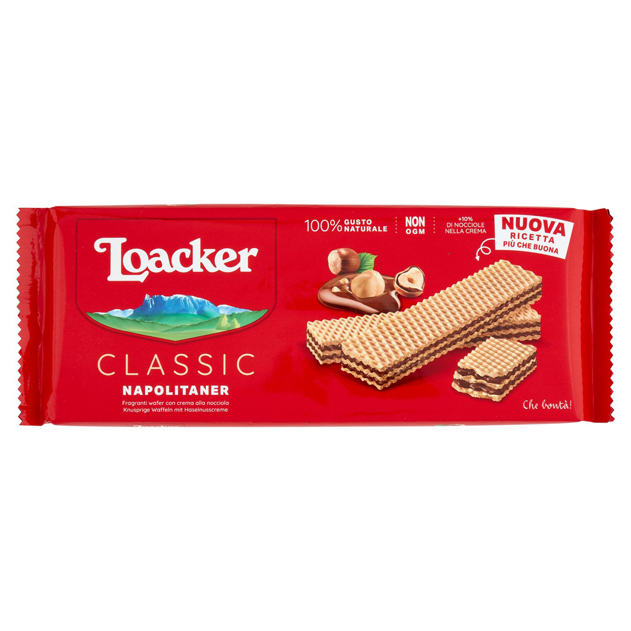 Loacker Wafer con crema alla nocciola 175 g