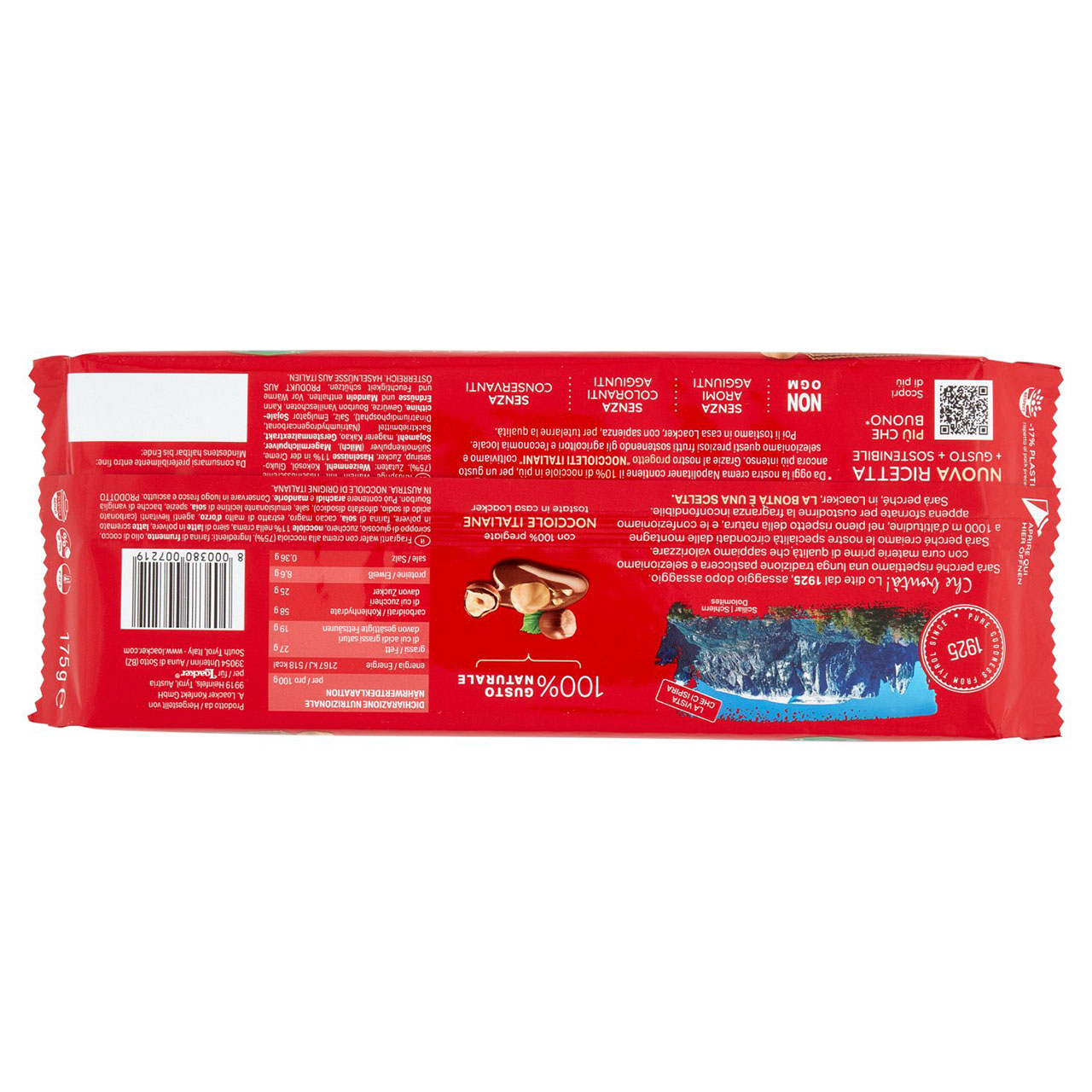 Loacker Wafer con crema alla nocciola 175 g