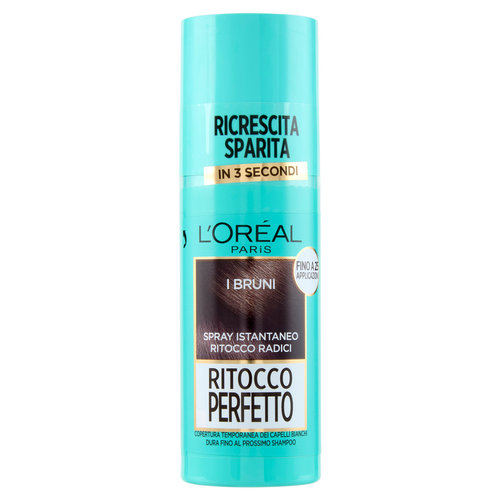 L'Oréal Paris Ritocco Perfetto Spray Istantaneo Ritocco Radici, i Bruni, 75 ml