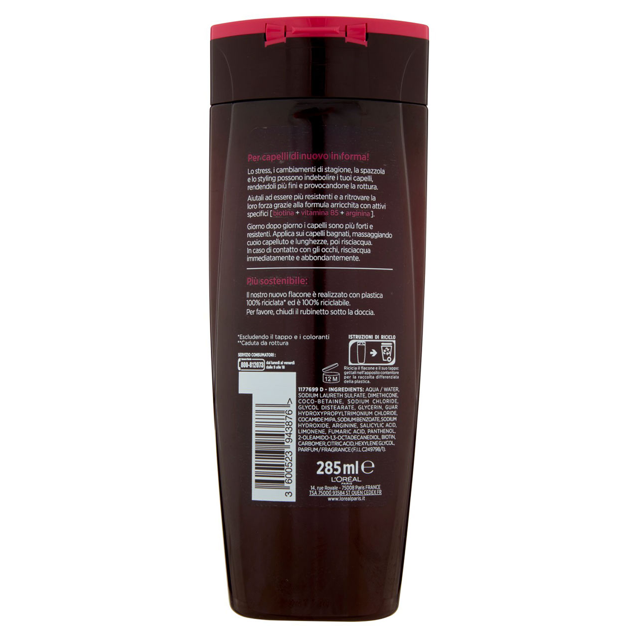 Shampoo Elvive Full Resist in vendita online