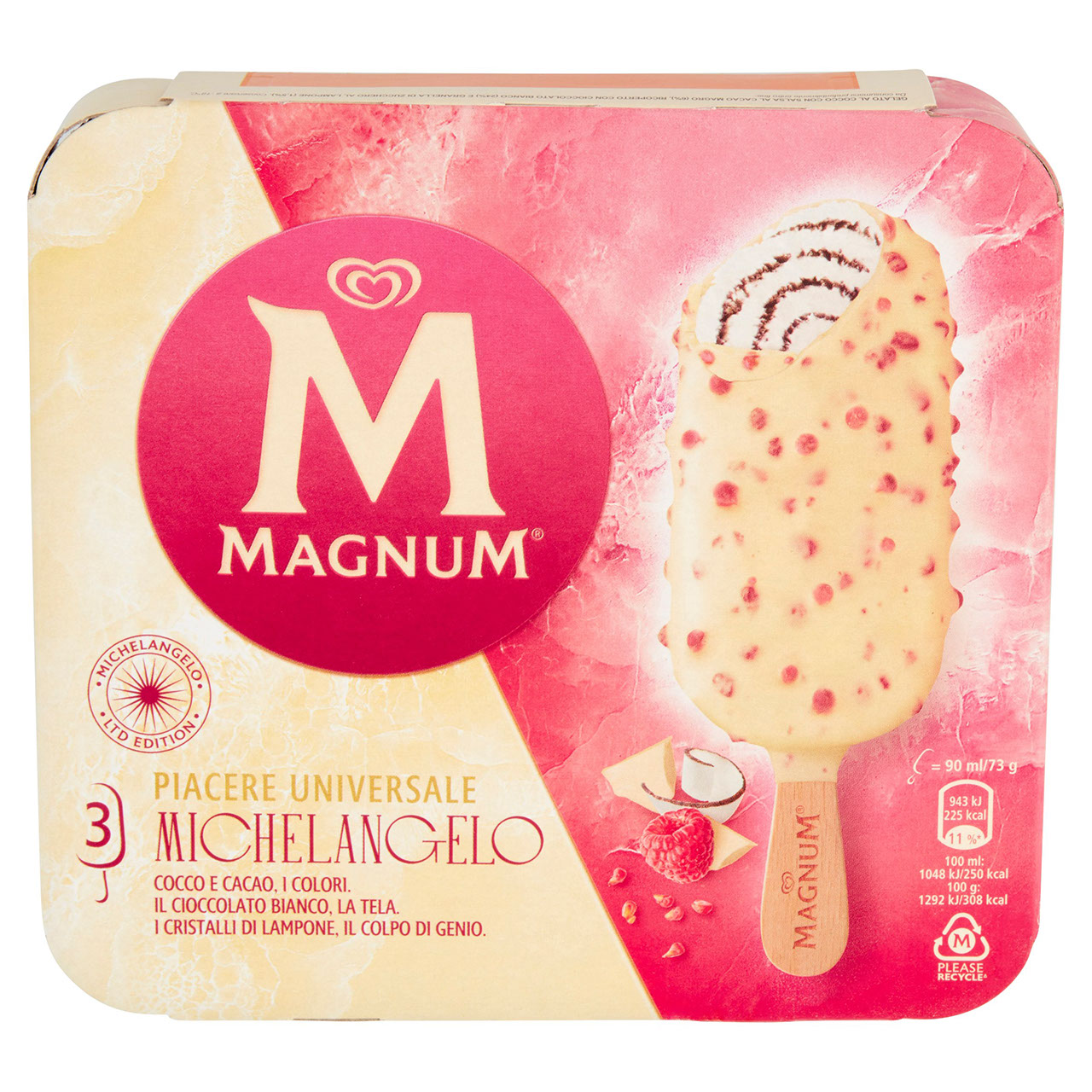 Magnum Michelangelo 3 x 73 g