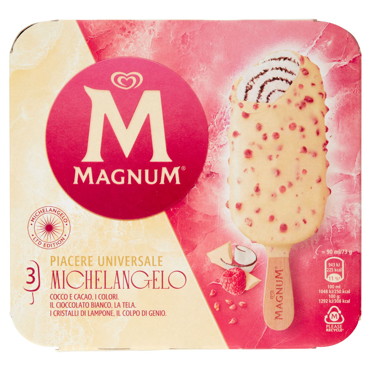 Magnum Michelangelo 3 x 73 g