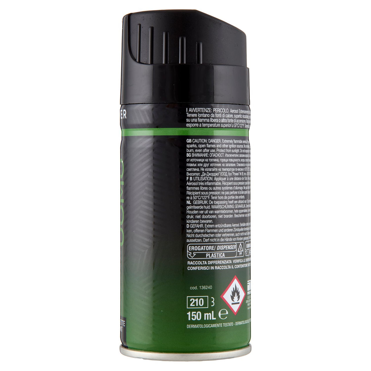 Malizia Uomo Deodorant 150 ml in vendita online