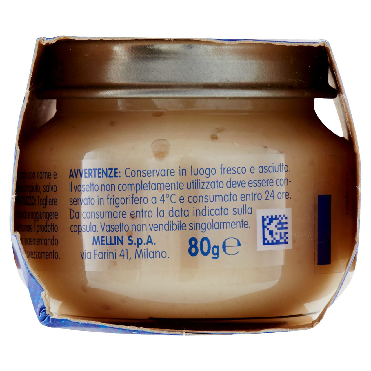 Mellin Coniglio 100% Naturale Omogeneizzato 2 x 80 g