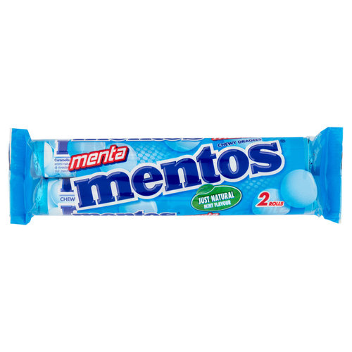 Mentos Chewy Dragees menta 2 x 38 g