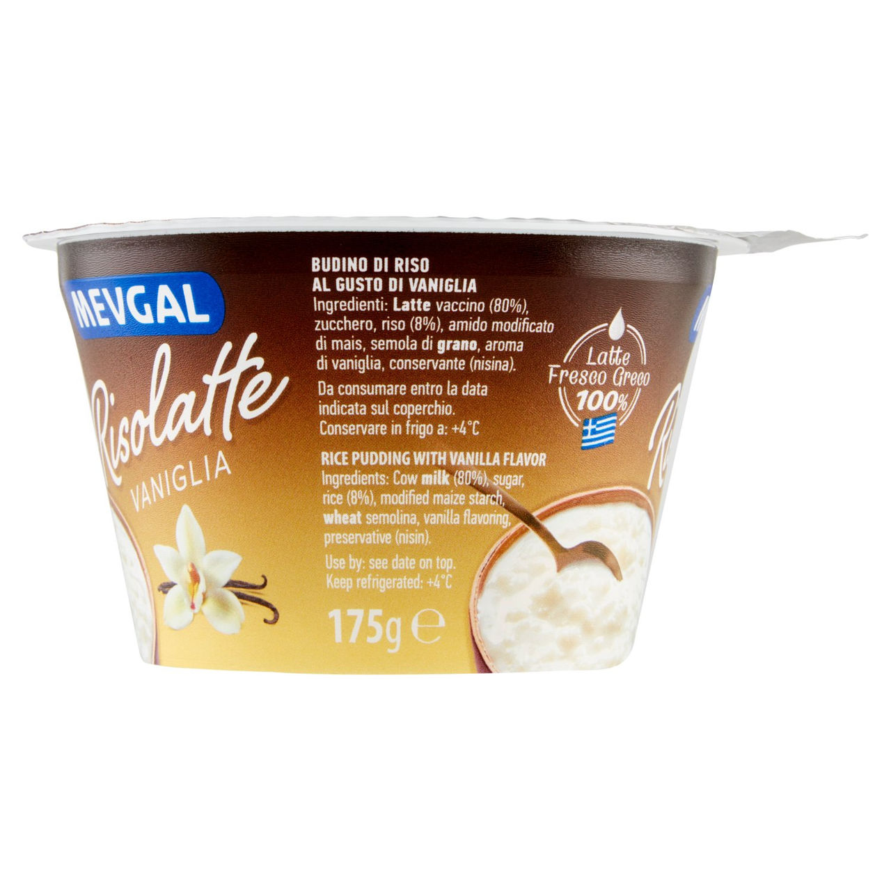 Mevgal Risolatte Vaniglia 175 g in vendita online