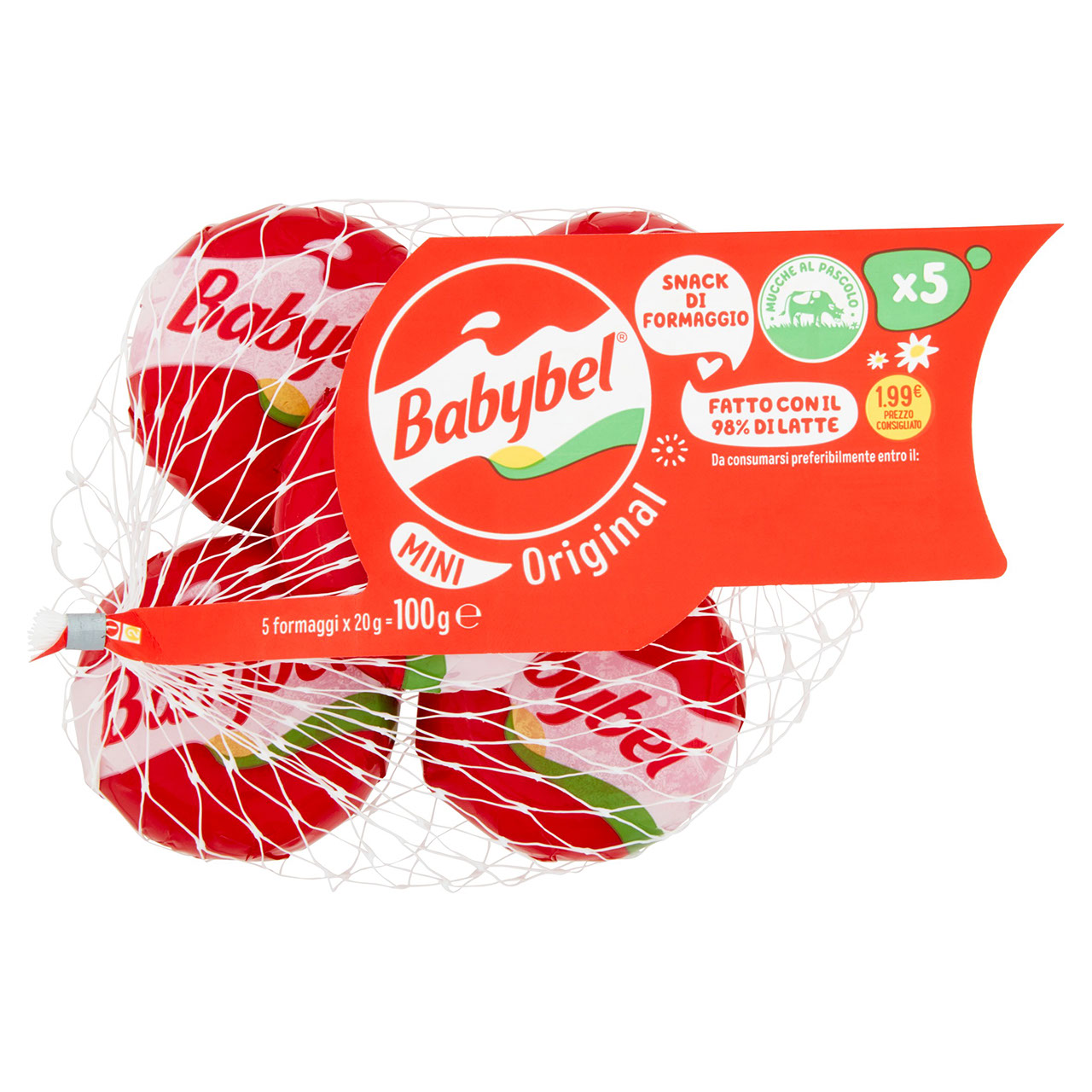 Babybel Original Mini 5 x 20 g in vendita online