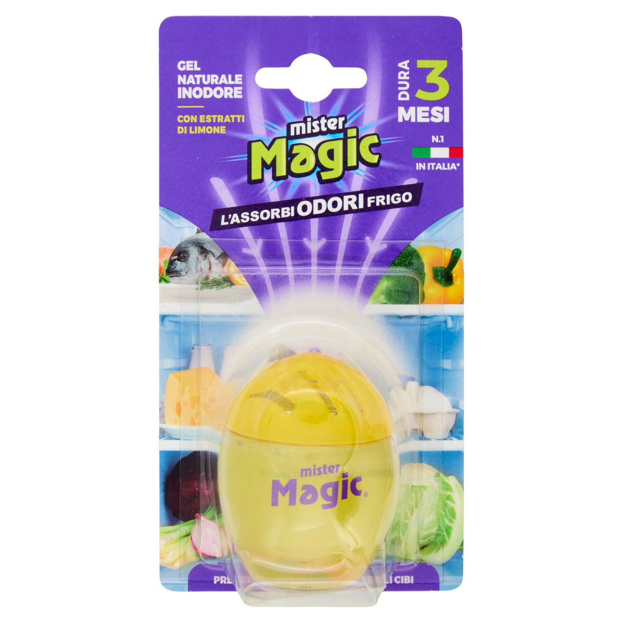 mister Magic l'Assorbiodori Frigo con Estratti di Limone 40 g
