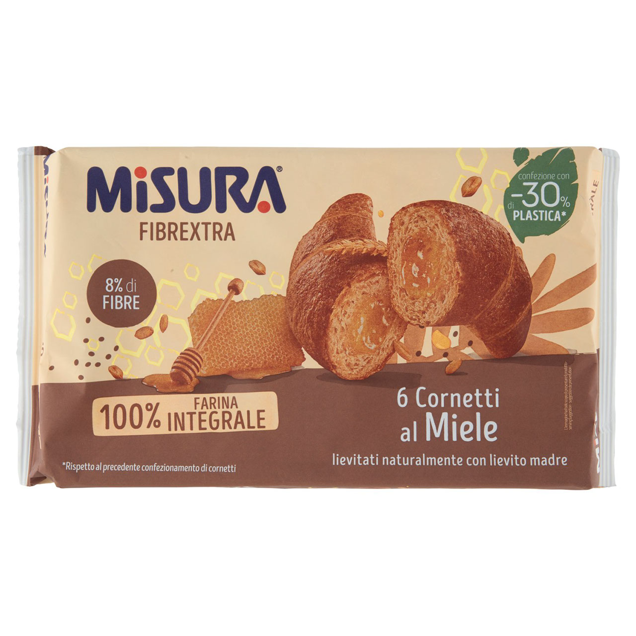 Misura Fibrextra Cornetti al Miele 6 x 50 g