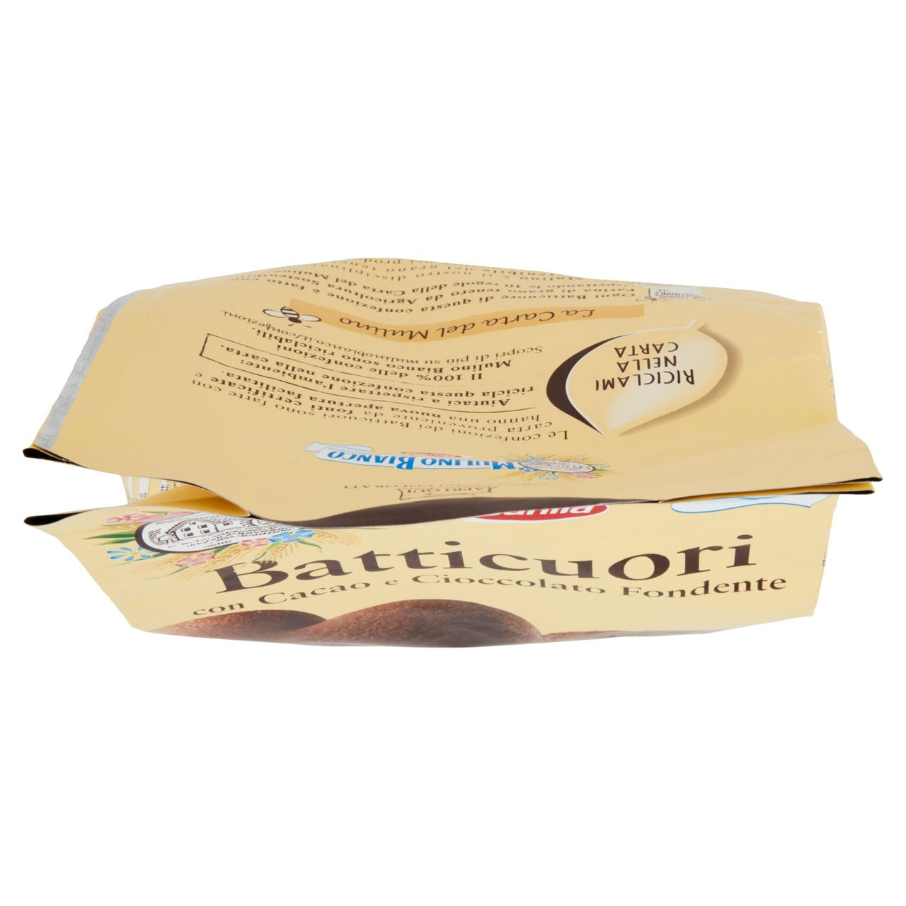 Mulino Bianco Batticuori Biscotti con Cacao e Cioccolato 350g