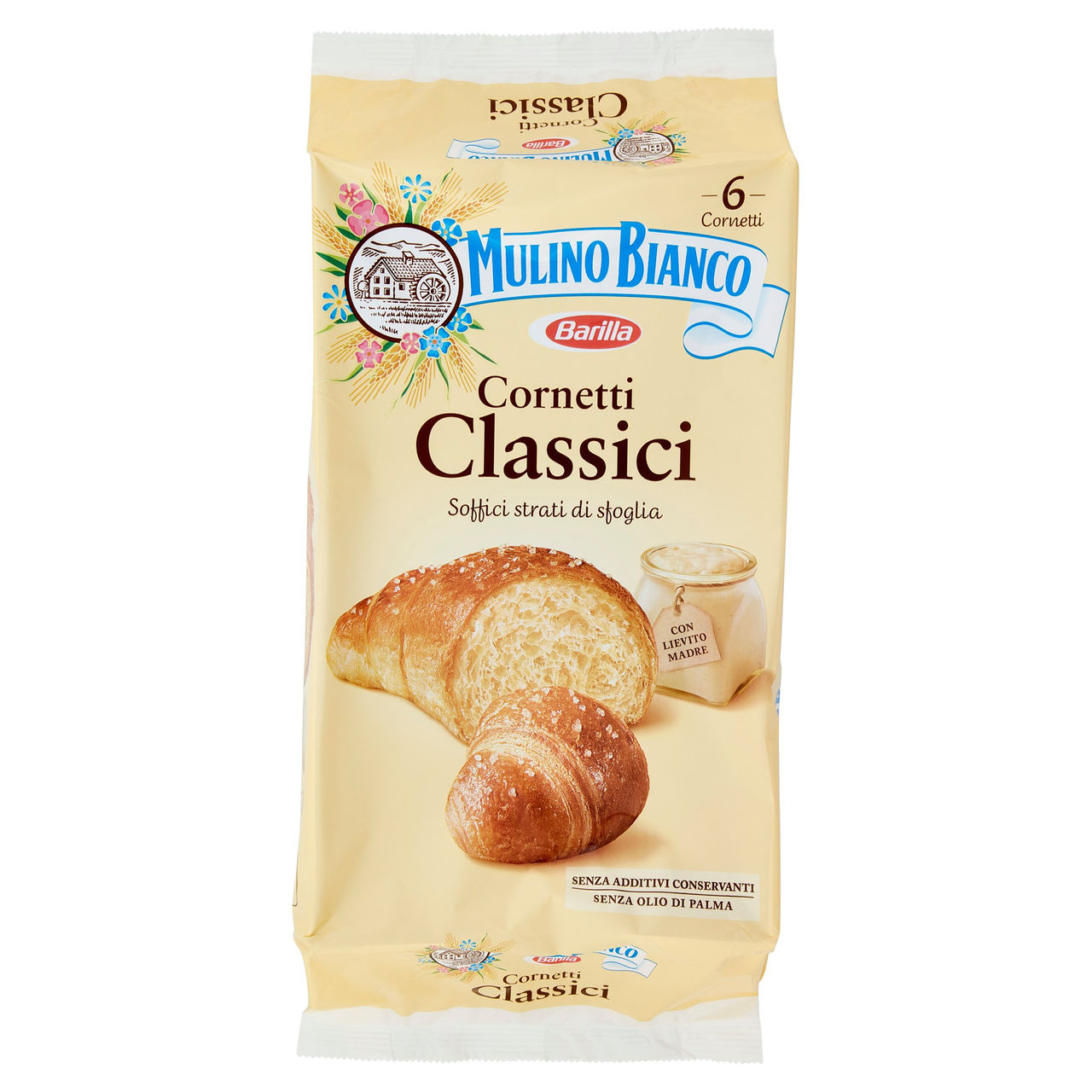 Mulino Bianco Cornetti classici 6 pezzi 240g