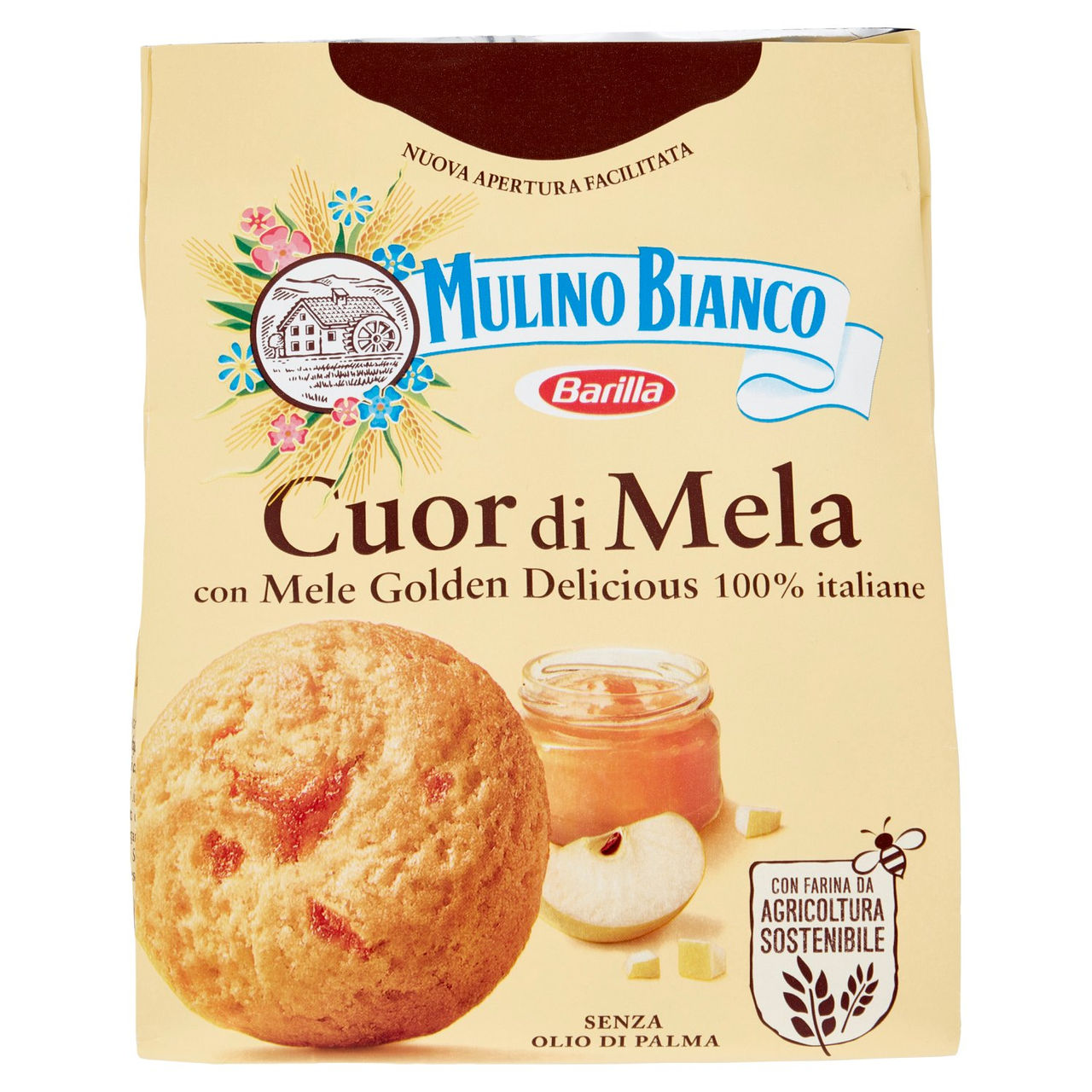 Mulino Bianco Cuor di Mela Biscotti con Mele 100% Italiane 300g