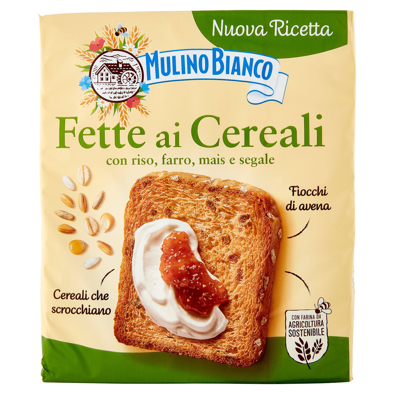 Mulino Bianco Fette Biscottate ai Cereali 315 g