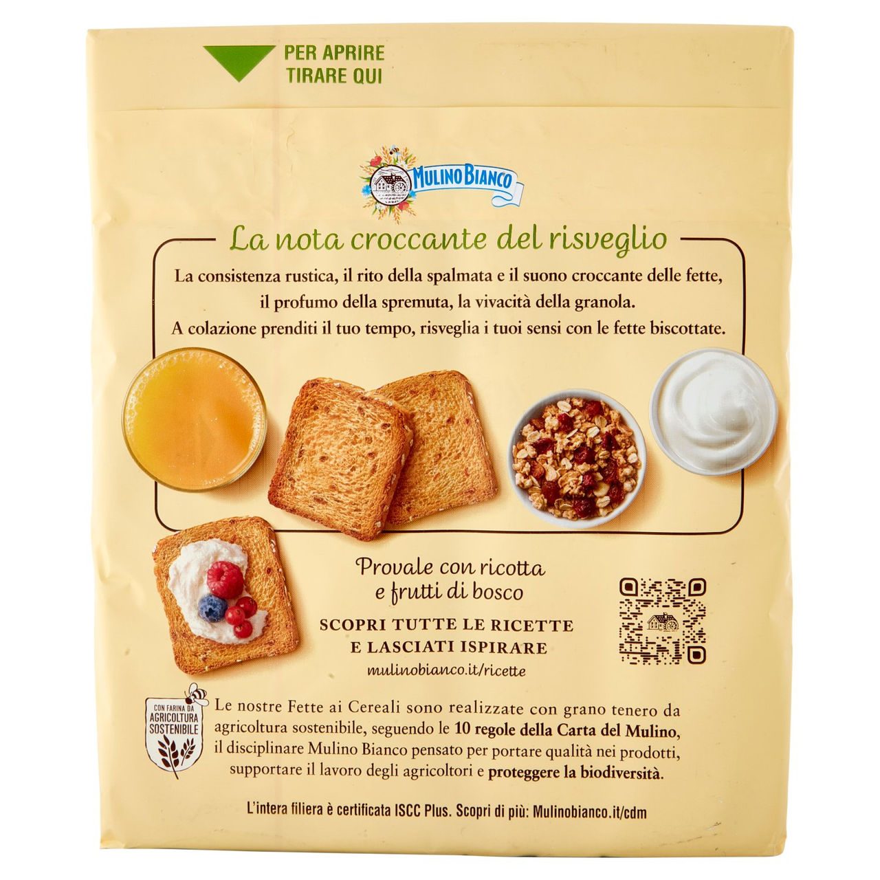 Mulino Bianco Fette Biscottate ai Cereali 315 g