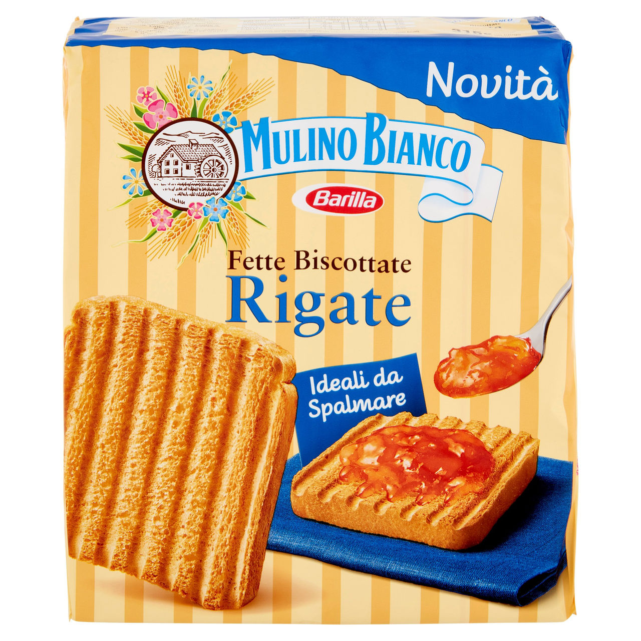 Mulino Bianco Fette Biscottate Rigate 315g