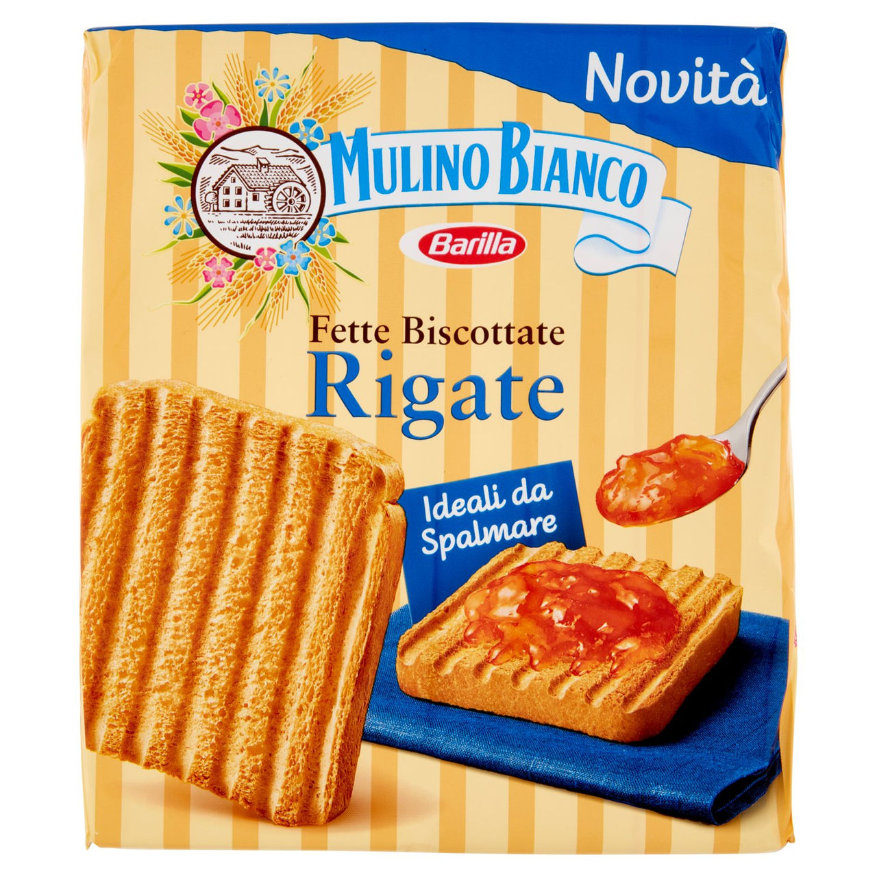 Mulino Bianco Fette Biscottate Rigate 315g