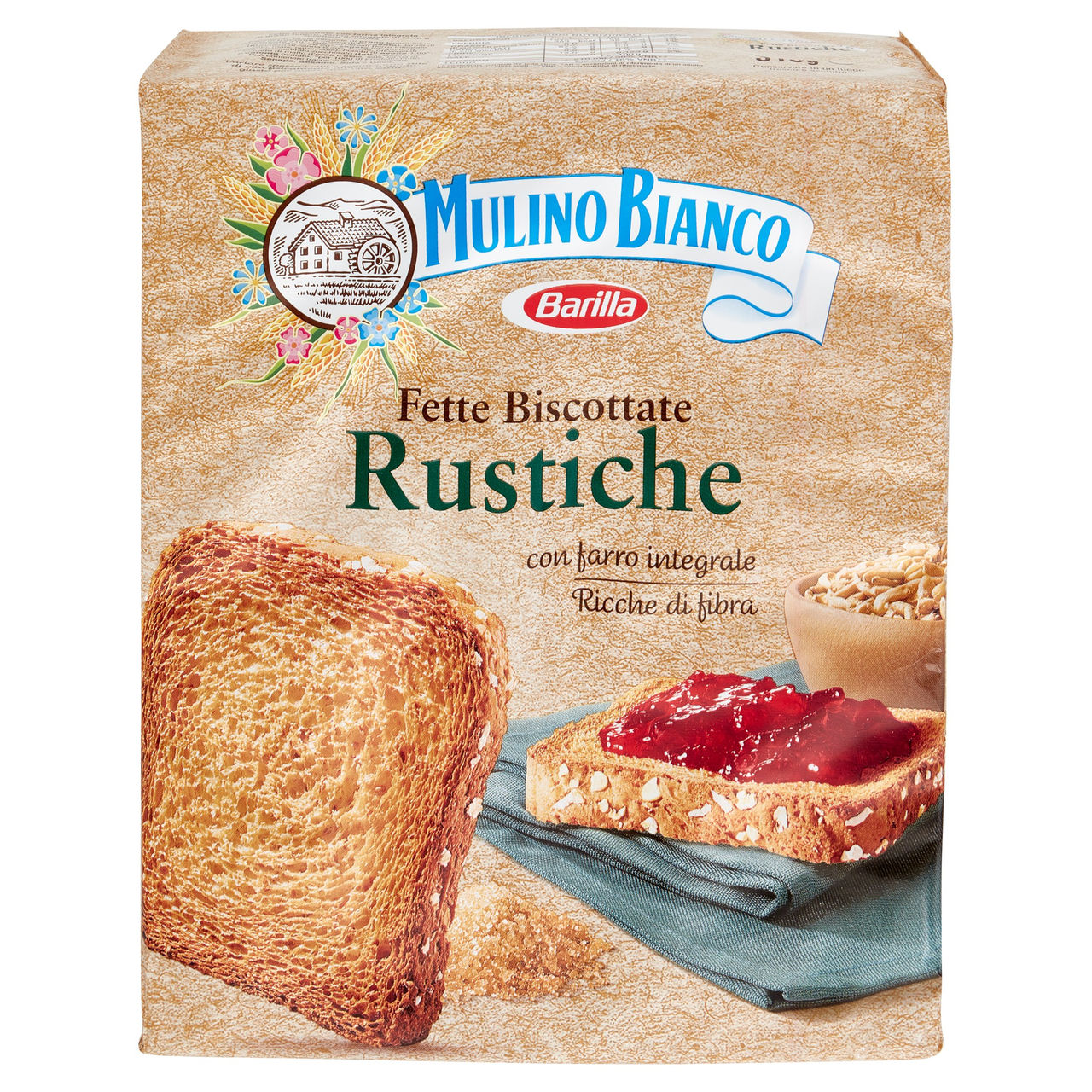 Mulino Bianco Fette Biscottate Rustiche 315g