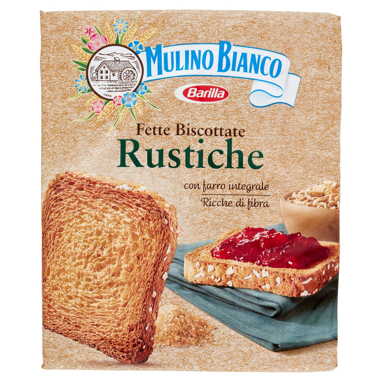 Mulino Bianco Fette Biscottate Rustiche 315g