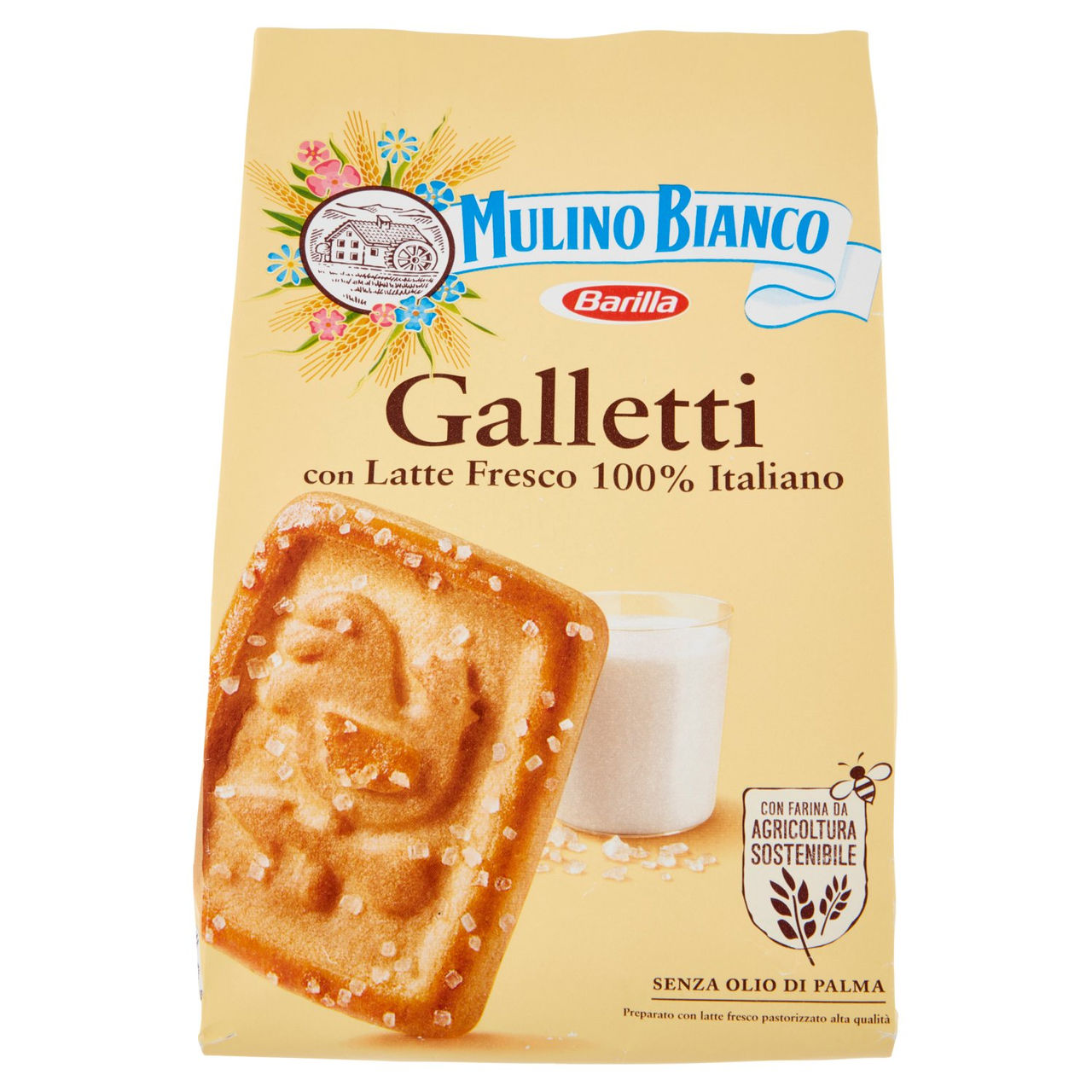 Mulino Bianco Galletti Biscotti con Latte Fresco 100% Italiano 350g