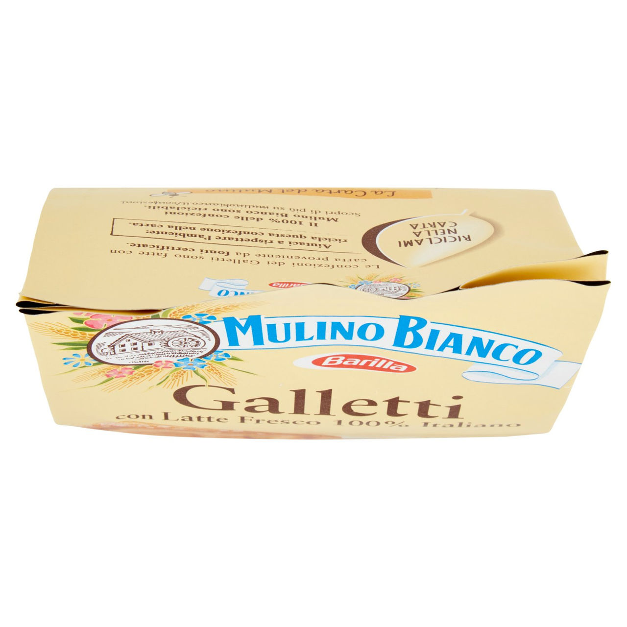 Mulino Bianco Galletti Biscotti con Latte Fresco 100% Italiano 350g