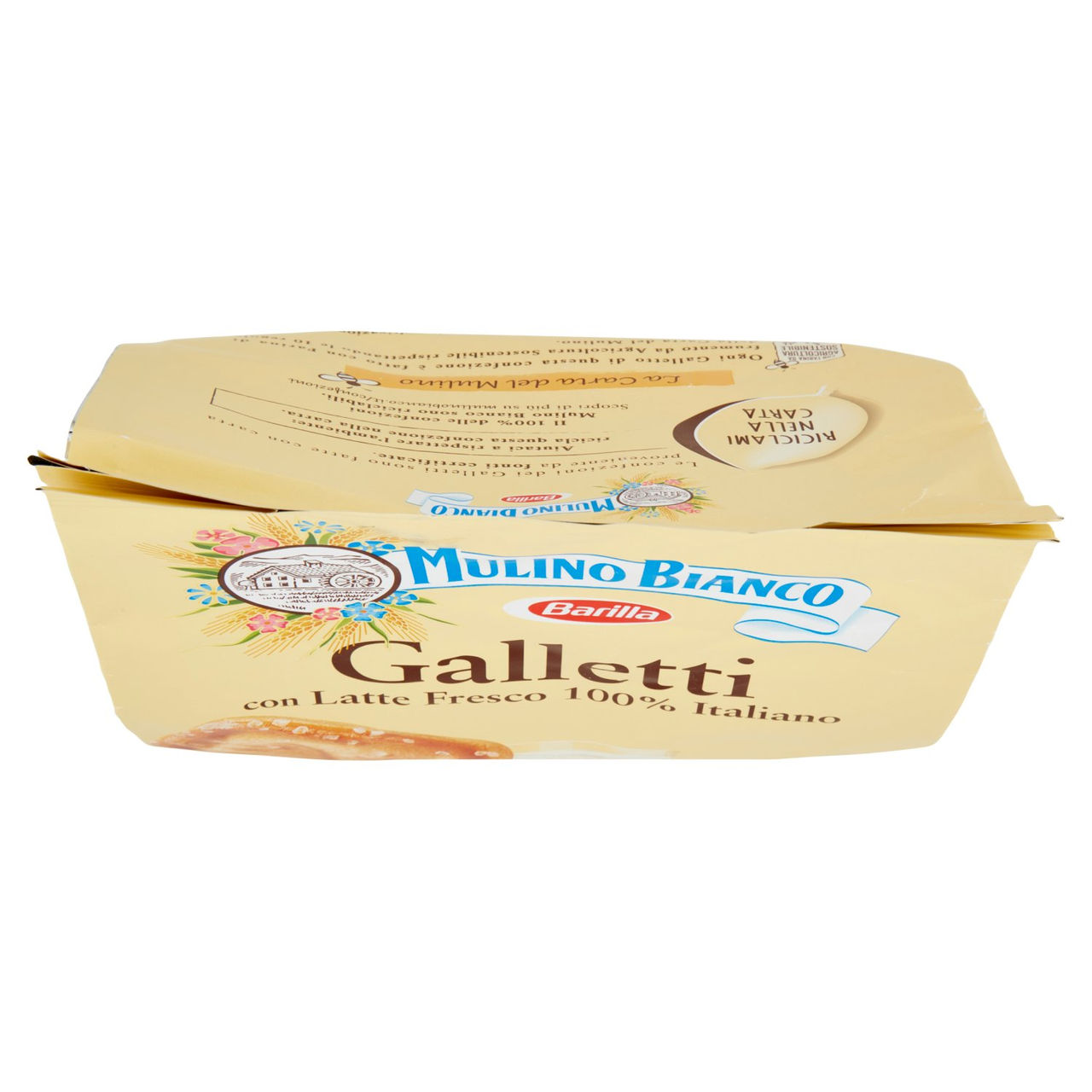 Mulino Bianco Galletti Biscotti con Latte Fresco 100% Italiano 800g