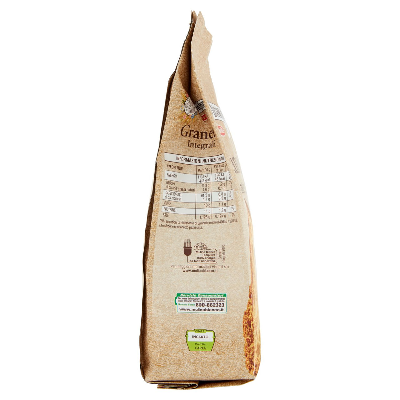 Mulino Bianco Granetti Integrali 280 g