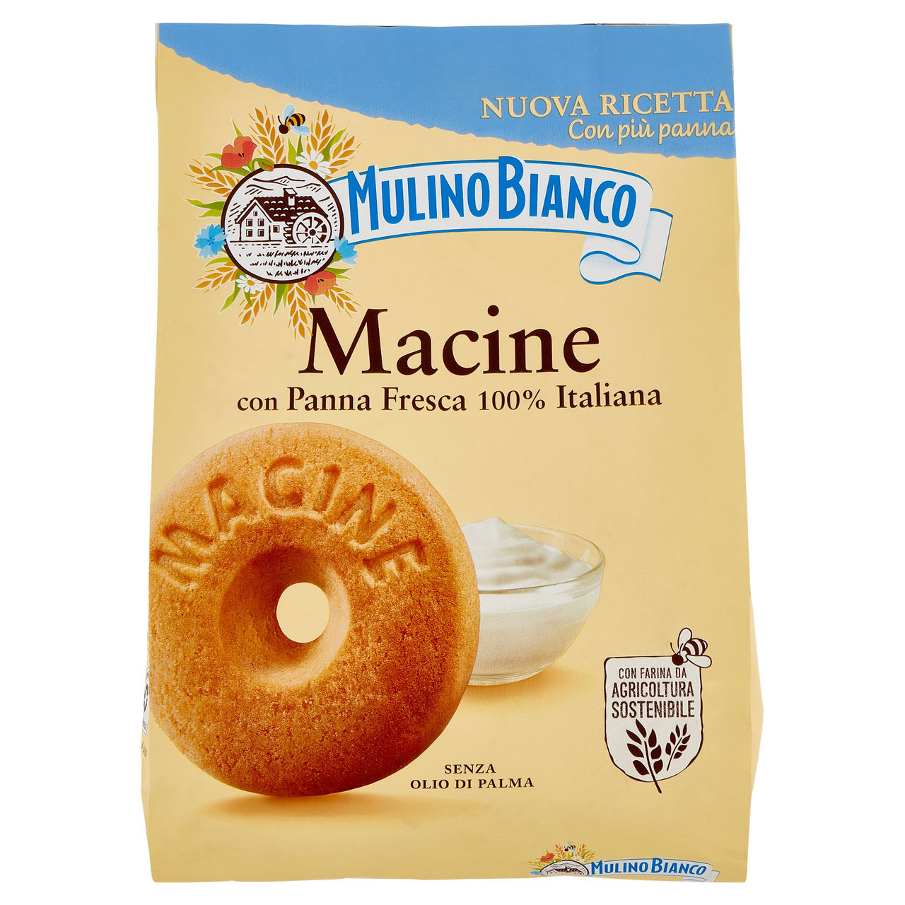 Mulino Bianco Macine Biscotti con Panna Fresca 800g