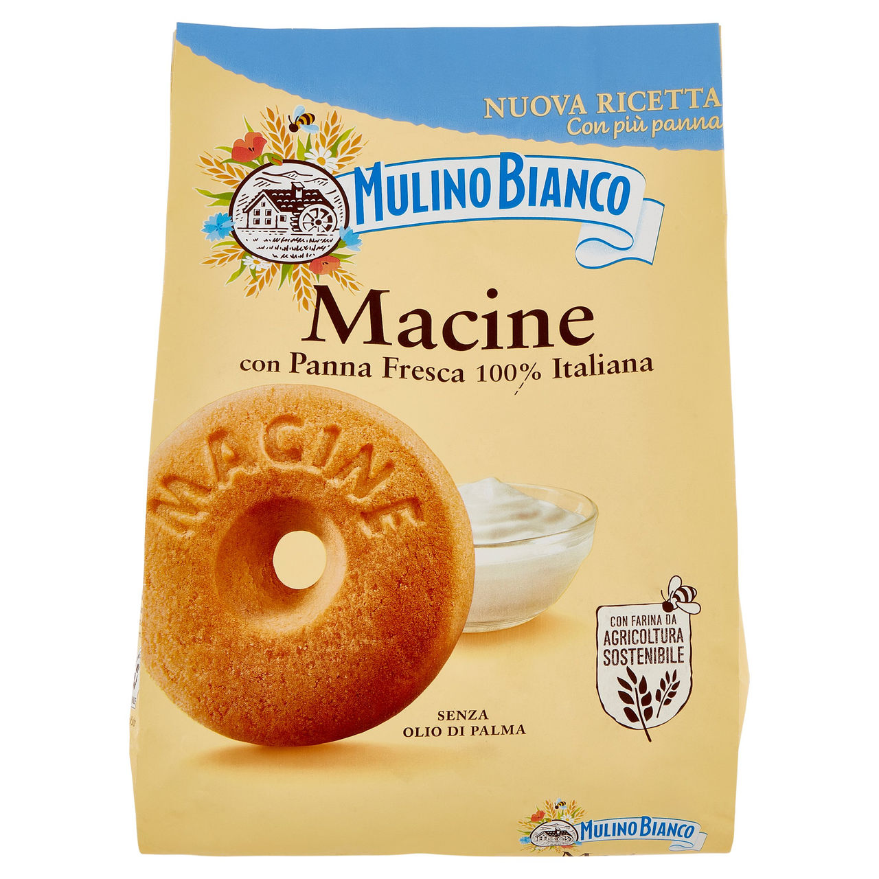 Mulino Bianco Macine Biscotti con Panna Fresca 800g