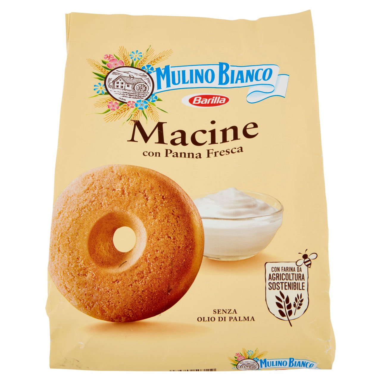 Mulino Bianco Macine Biscotti con Panna Fresca 800g