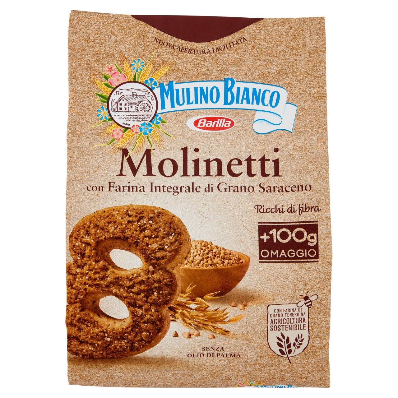 Mulino Bianco Molinetti con Grano Saraceno 800 g