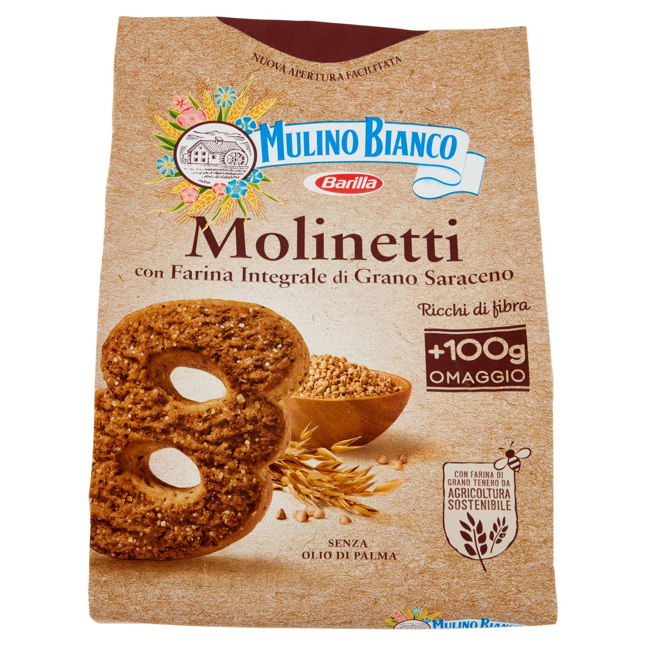 Mulino Bianco Molinetti con Grano Saraceno 800 g