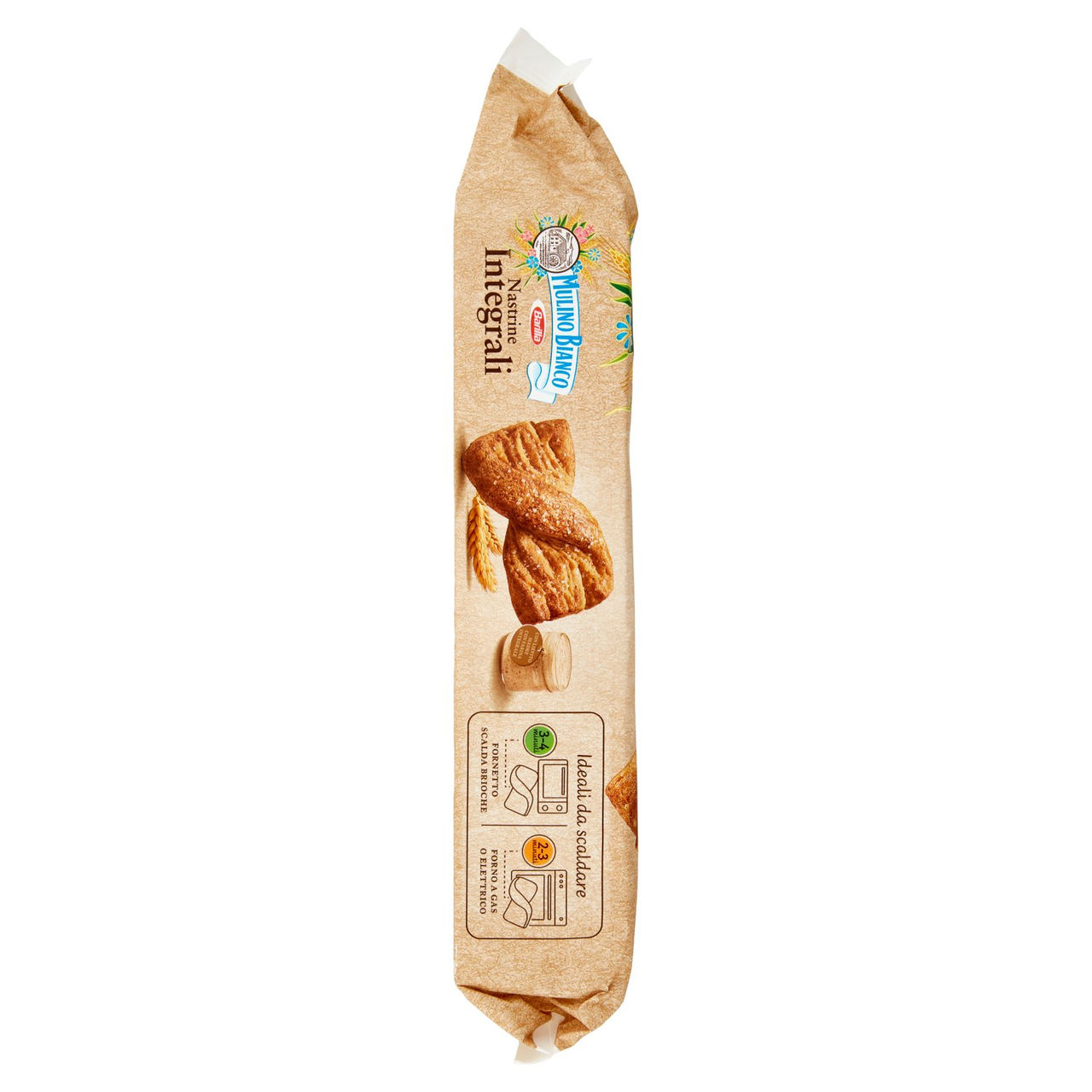 Mulino Bianco Nastrine Integrali Merenda 100% Farina Integrale 6 pezzi 240g