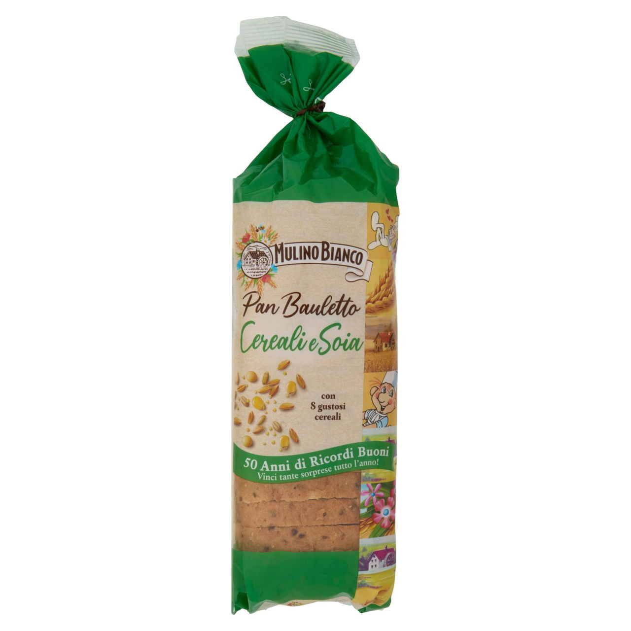 Mulino Bianco Pan Bauletto Cereali Pane Ideale per Panini 400g