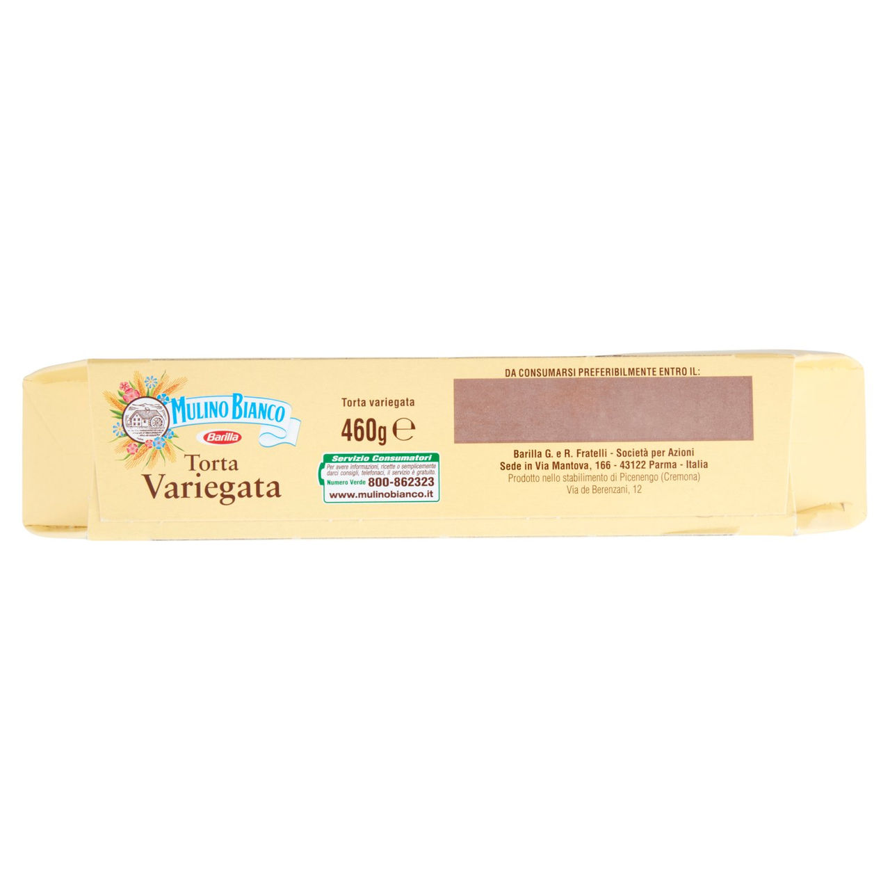 Mulino Bianco Torta Variegata con Farina Sostenibile 460g