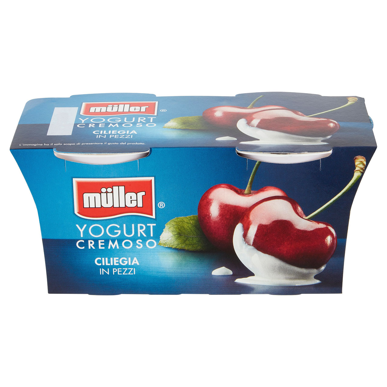 Müller Yogurt Cremoso Ciliegia a Pezzi 2x125g