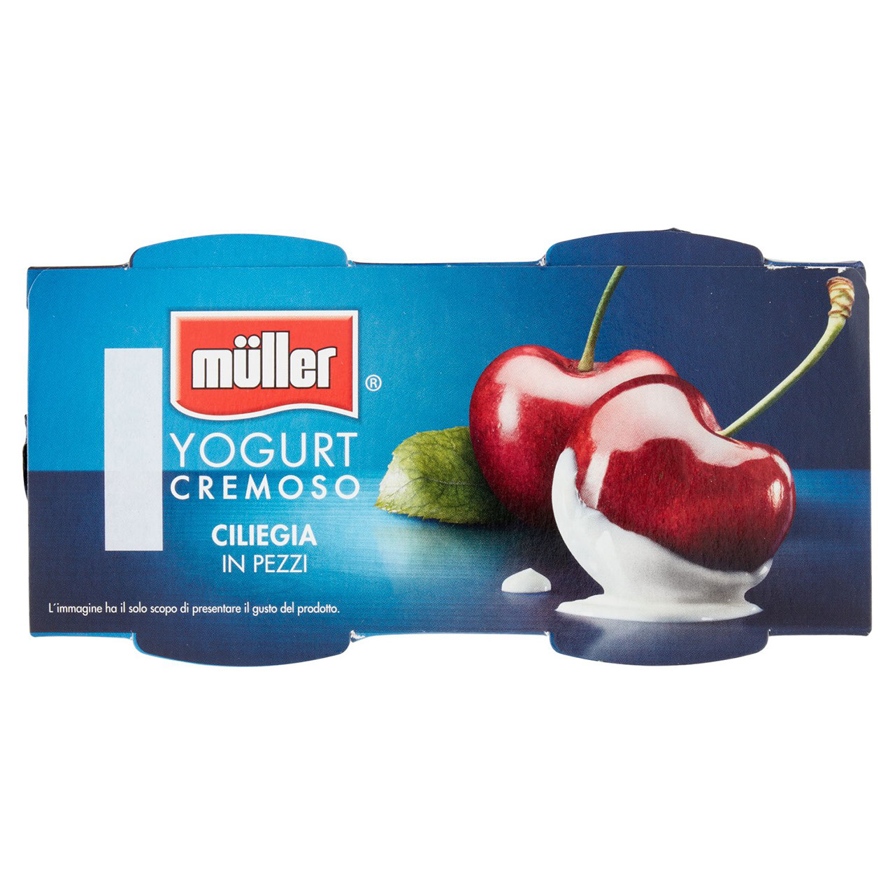 Müller Yogurt Cremoso Ciliegia a Pezzi 2x125g