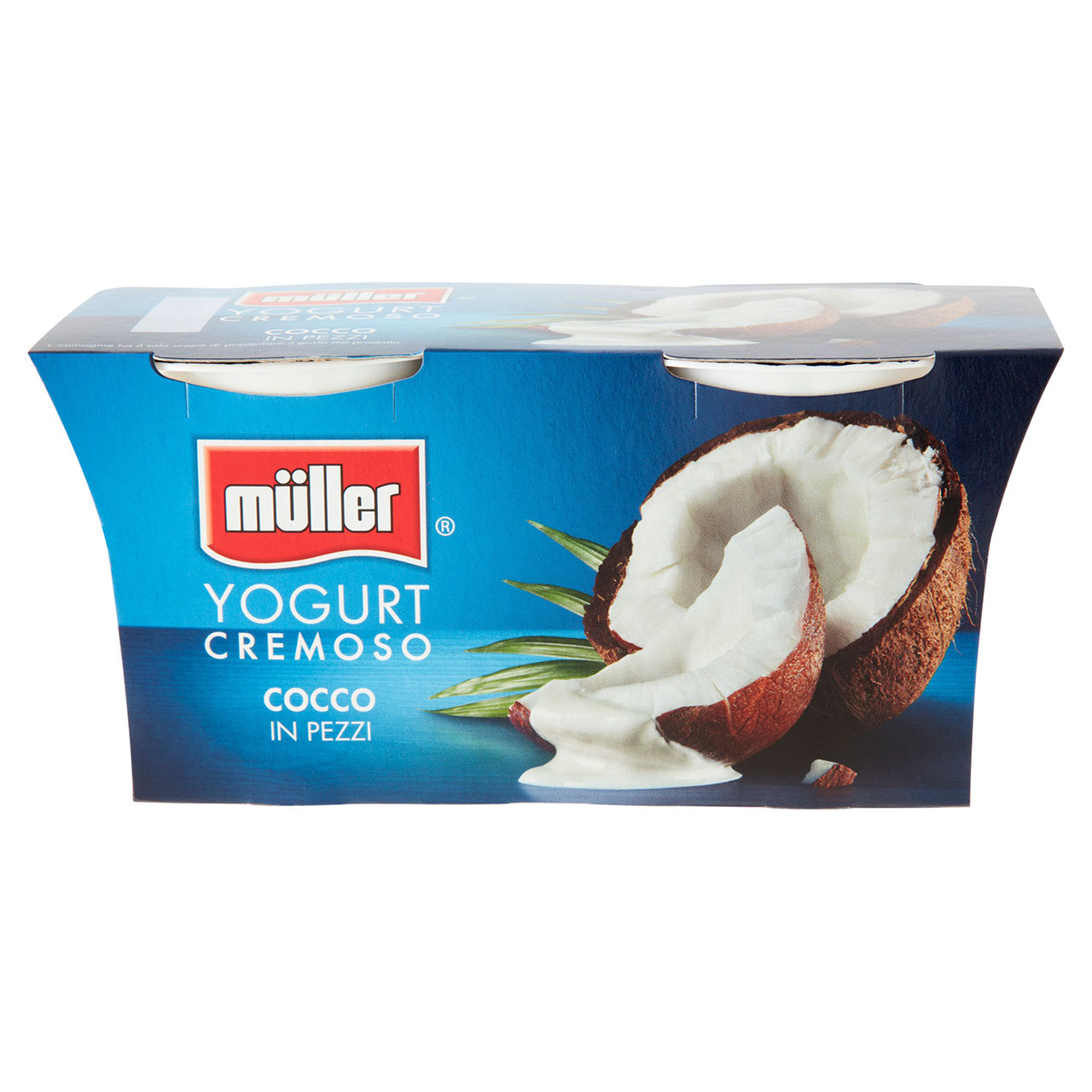 müller Yogurt Cremoso Cocco in Pezzi 2 x 125 g