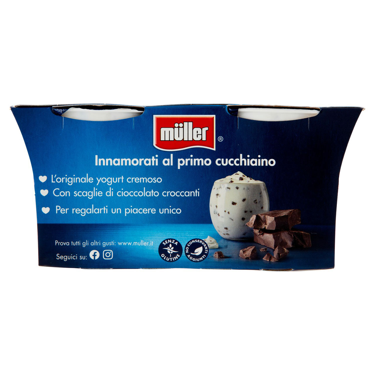 Yogurt Stracciatella 2x125g Müller vendita online