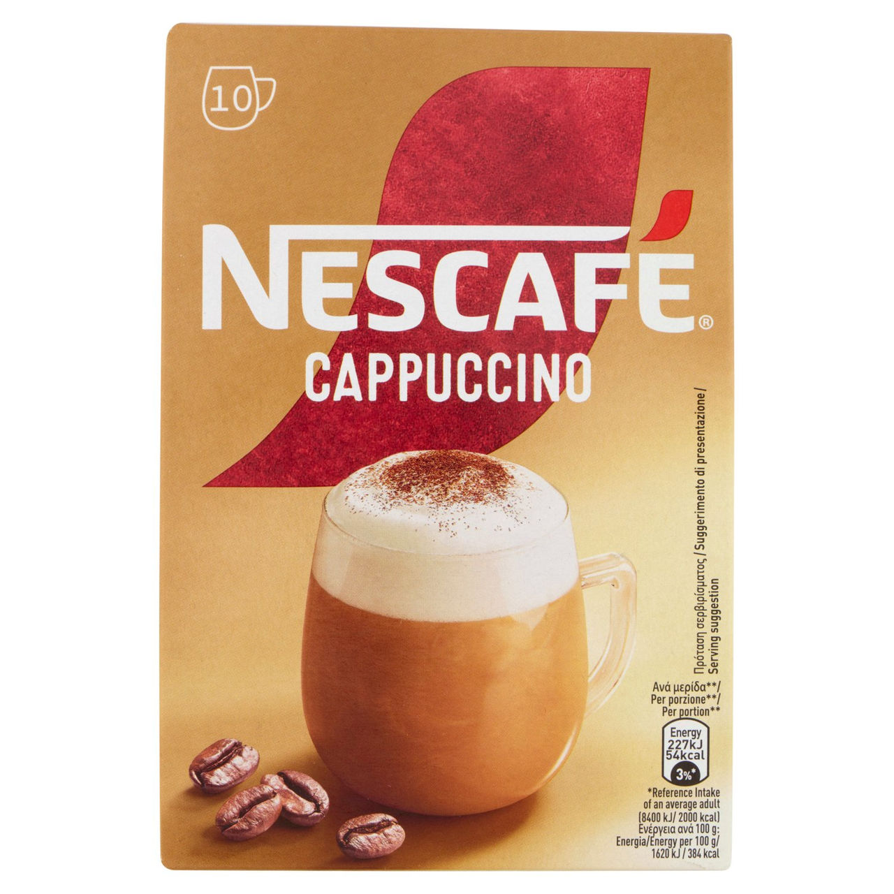 NESCAFÉ Cappuccino Solubile 10 Bustine 140g