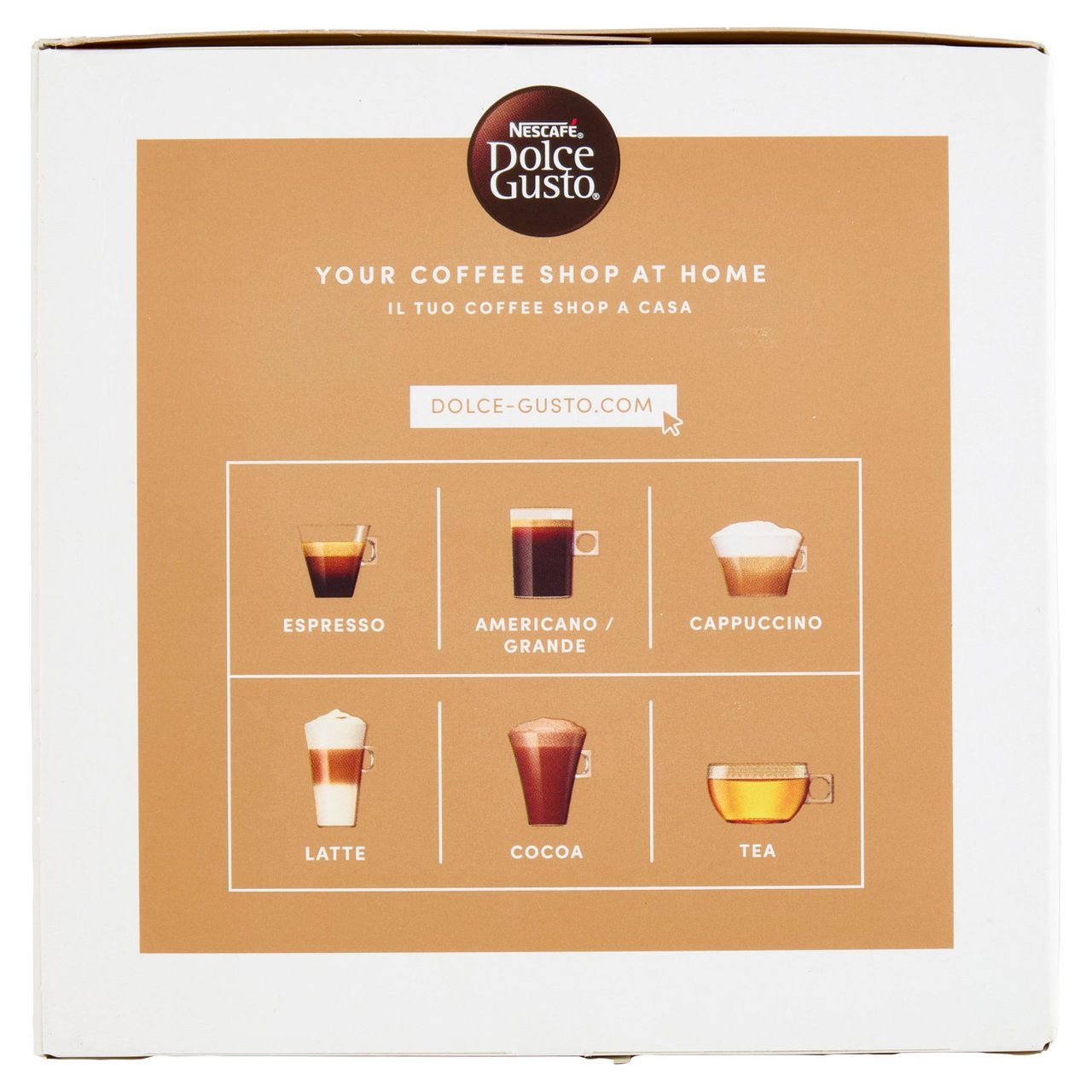 NESCAFÉ DOLCE GUSTO Cortado Espresso Macch Caffè 16 Capsule Compatibili Nescafé Dolce Gusto 100,8g