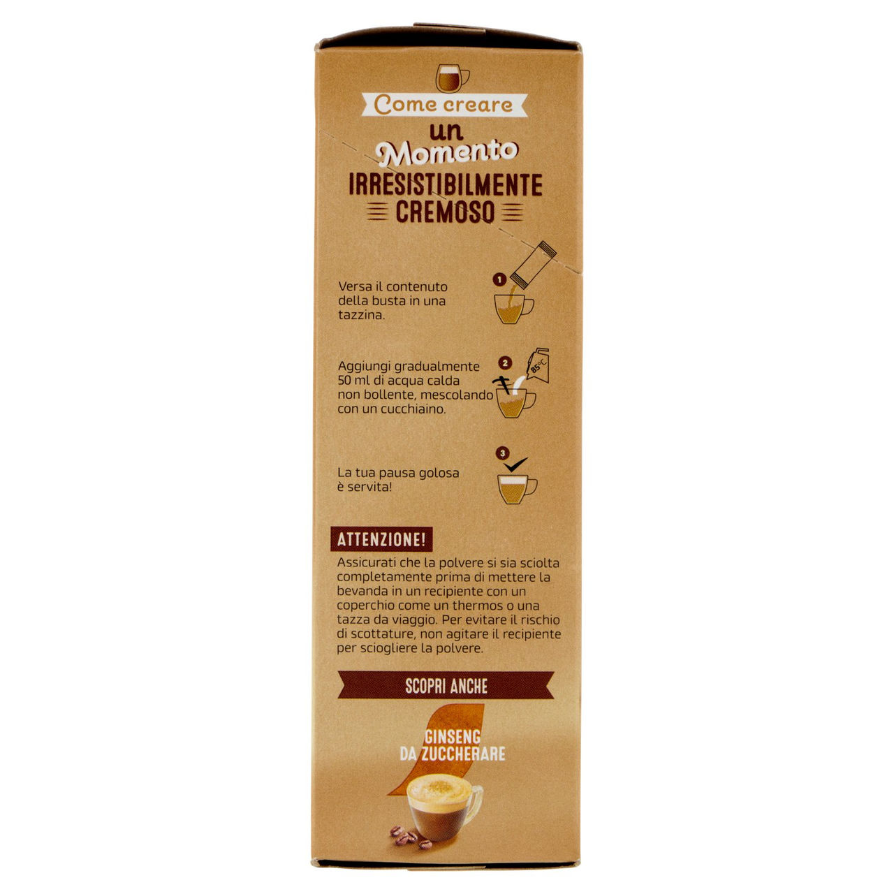 NESCAFÉ Ginseng Caffè Solubile con Ginseng, 10 bustine 70g